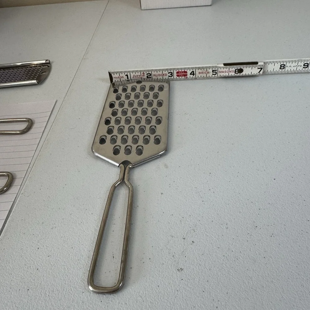 Set Of 2 Vintage Stainless Steel Foley Graters Zesters Cheese Citrus Spices